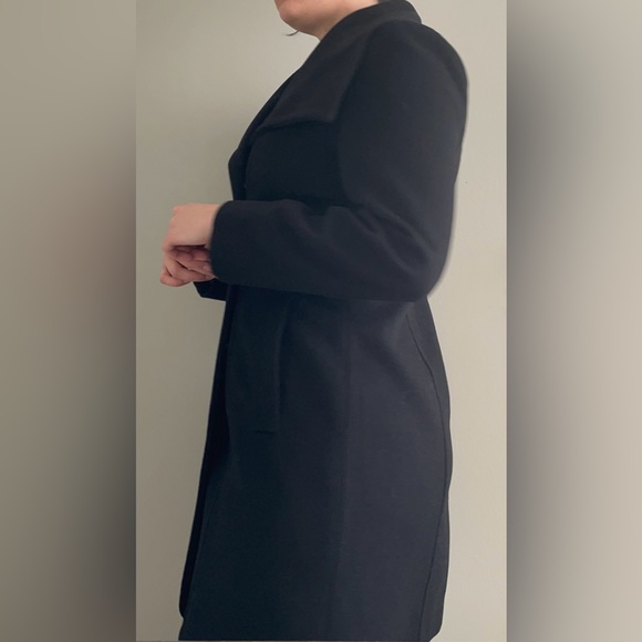 Wool blend double breasted coat - Picture 9 of 10